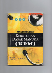Image of Catatan Kuliah Kebutuhan Dasar Manusia (KDM)